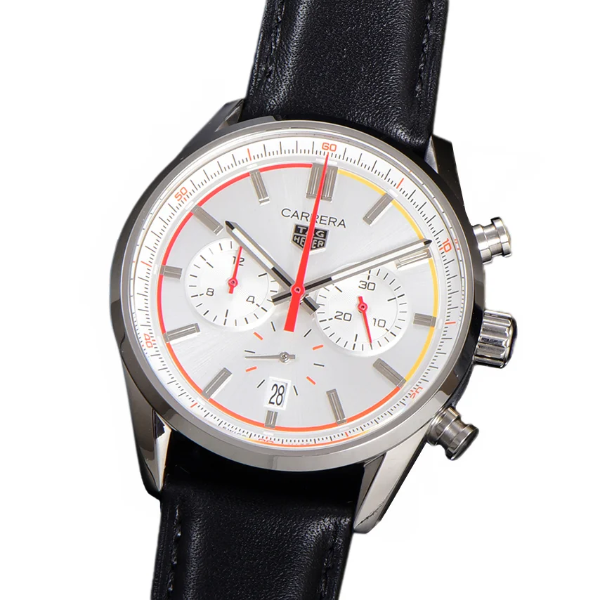 Carrera Chronosprint X Porsche 42 on Leather Strap