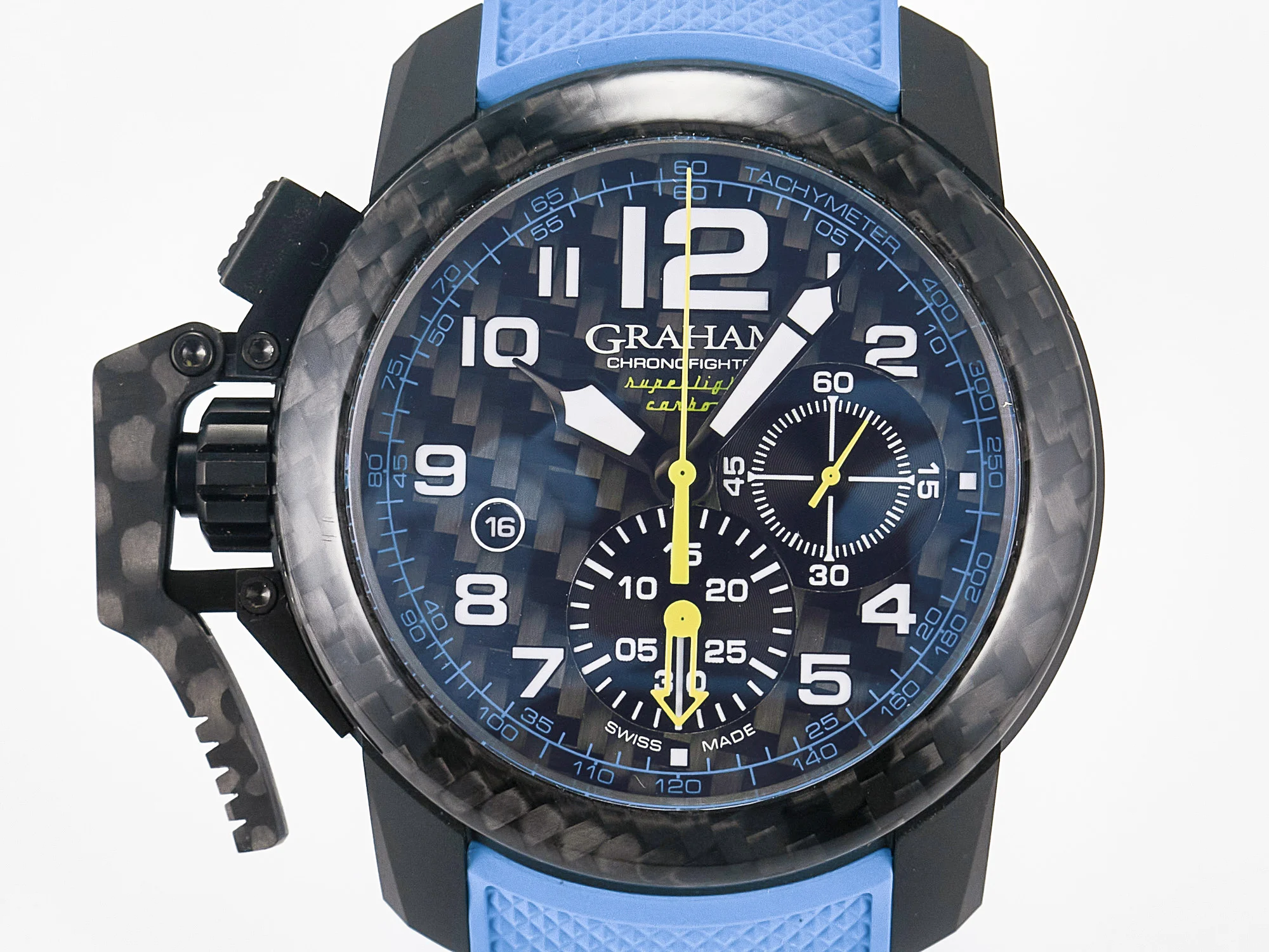 Chronofighter Superlight JKF 1:1 Best Edition on Blue Rubber Strap A7750