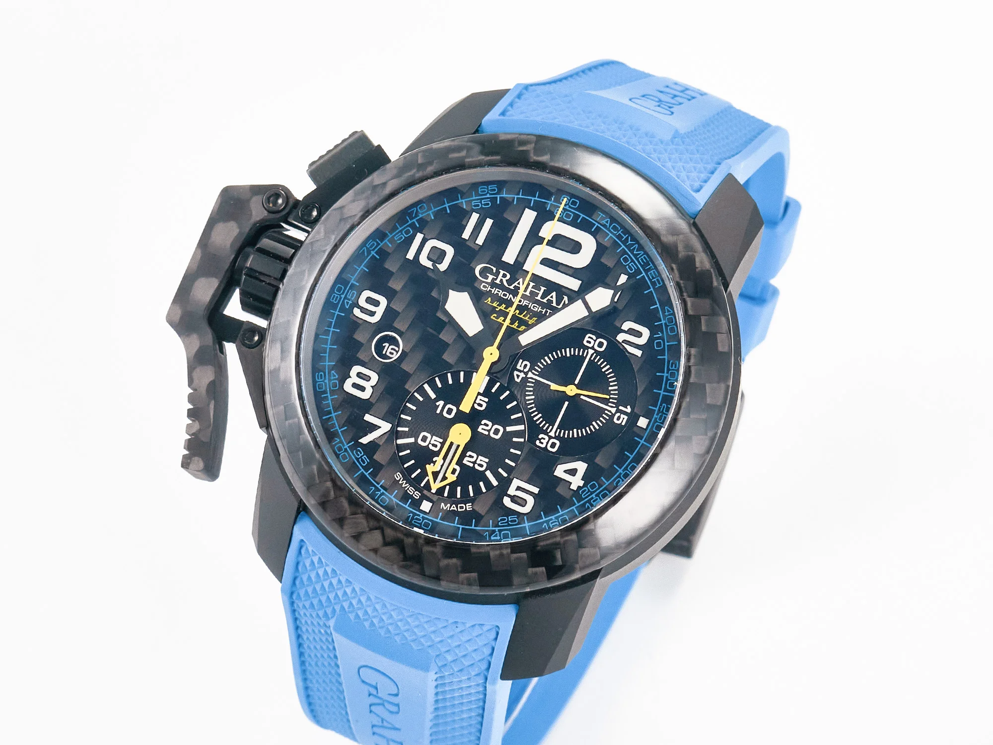 Chronofighter Superlight JKF 1:1 Best Edition on Blue Rubber Strap A7750