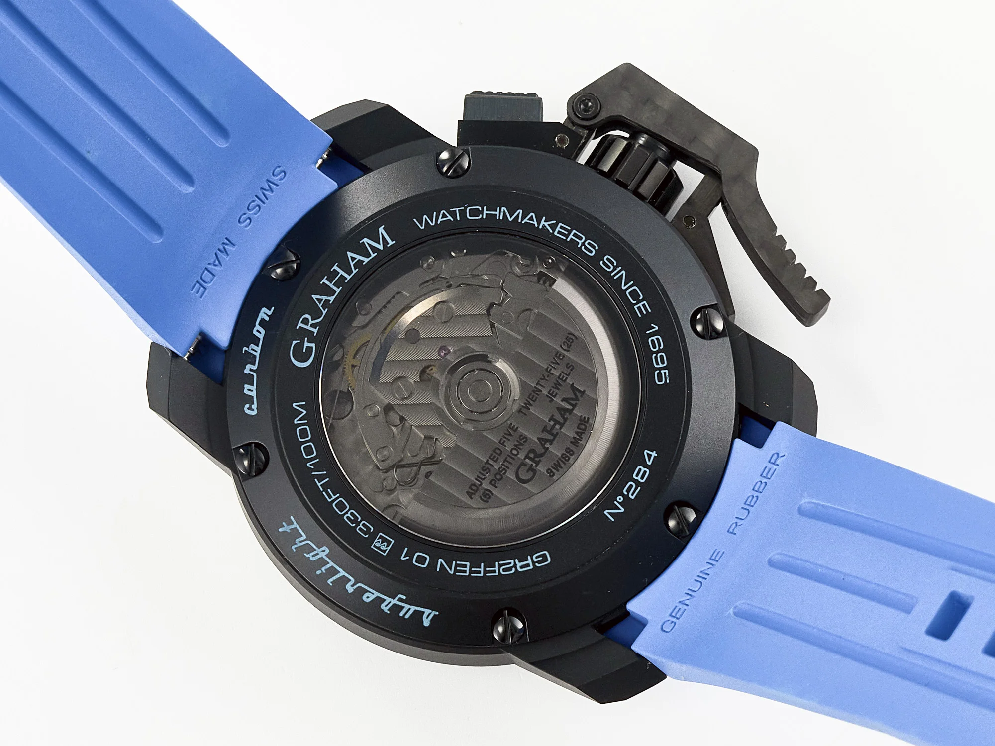 Chronofighter Superlight JKF 1:1 Best Edition on Blue Rubber Strap A7750