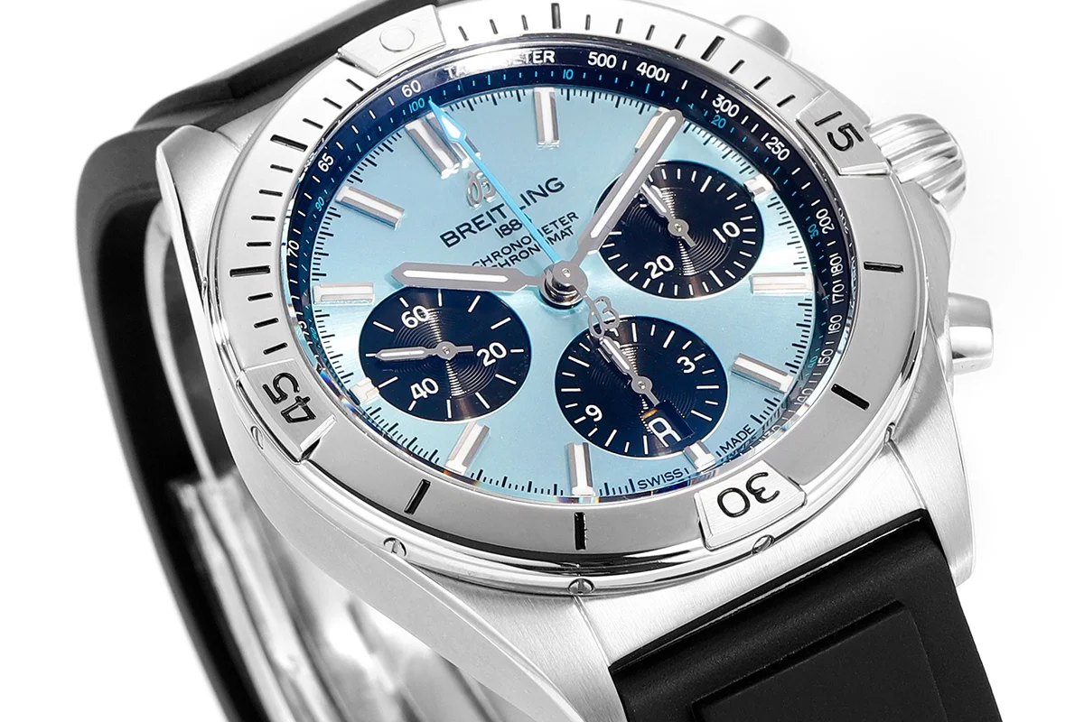 Chronomat B01 42 Light Blue Dial Ref. PB0134101C1S1
