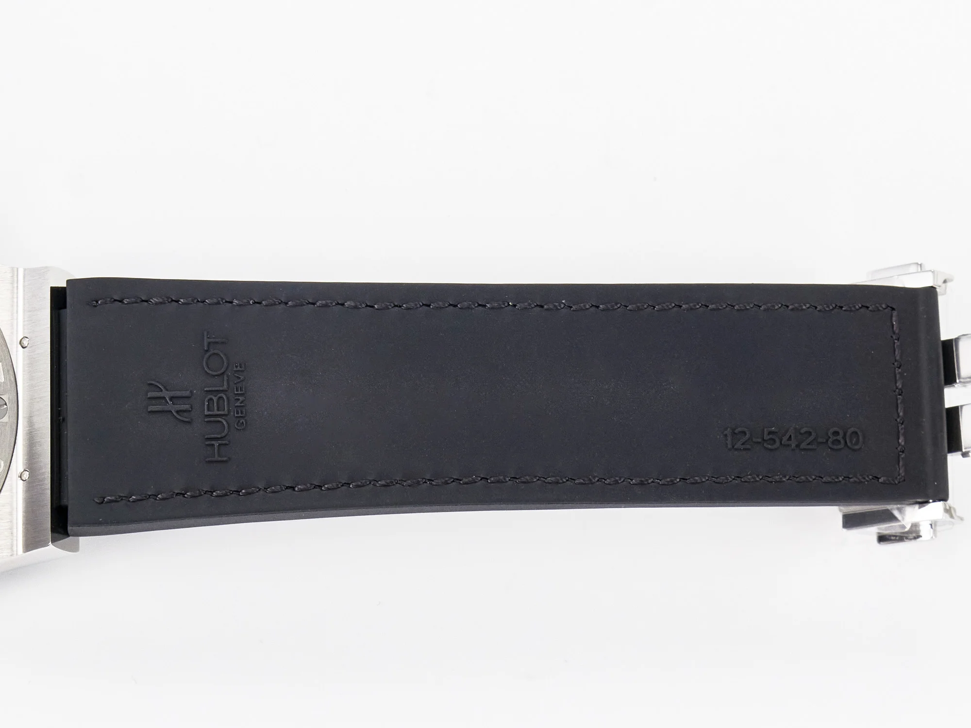 Classic Fusion 42mm SS JJF 1:1 Best Edition Black Dial on Black Gummy Leather Strap