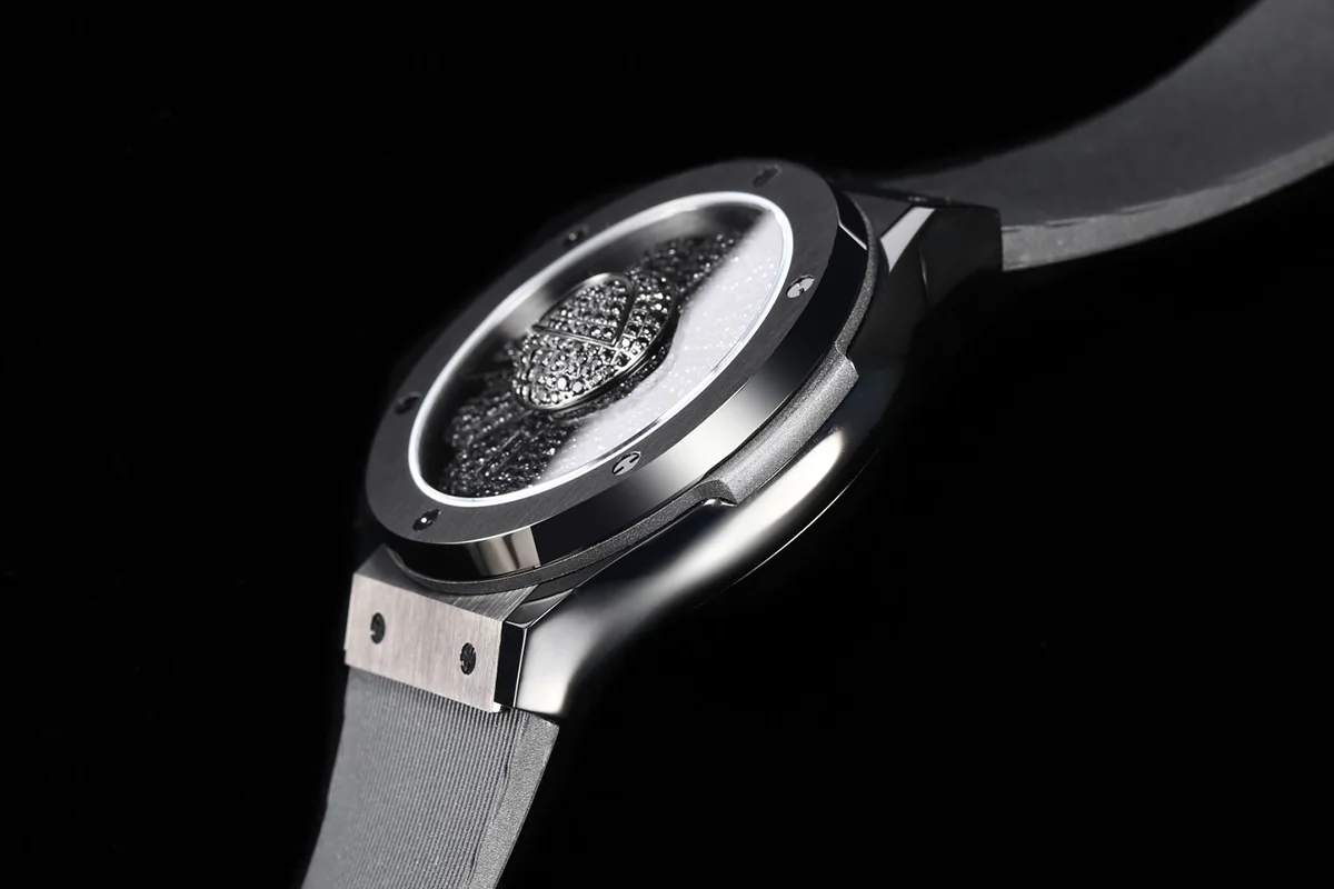Classic Fusion Takashi Murakami 45mm Sunflower Dial on Rubber Strap