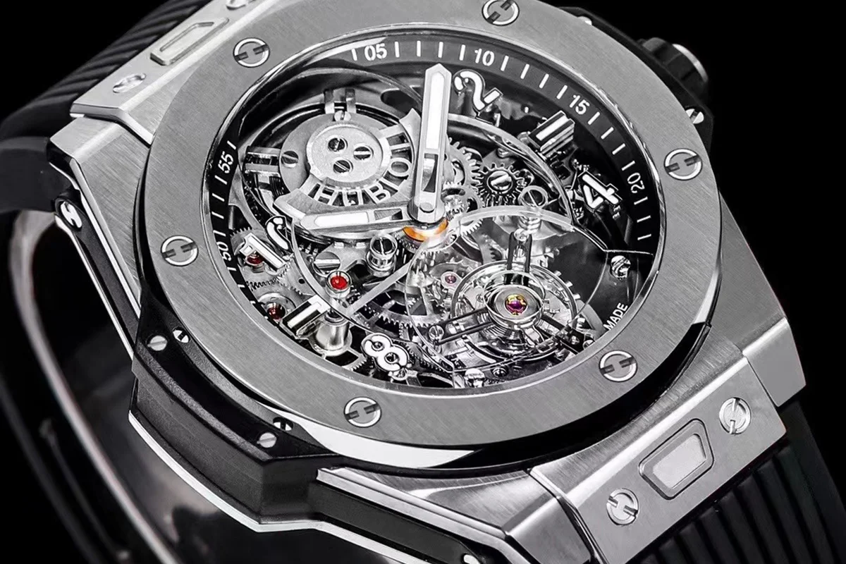 Classic Fusion Tourbillon 45mm Skeleton Dial in Steel