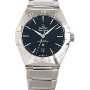 Constellation Co-Axial Chronometer 39mm Black Dial in Steel
