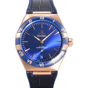 Constellation Co-Axial Master Chronometer 41mm Blue Dial in Rose Gold