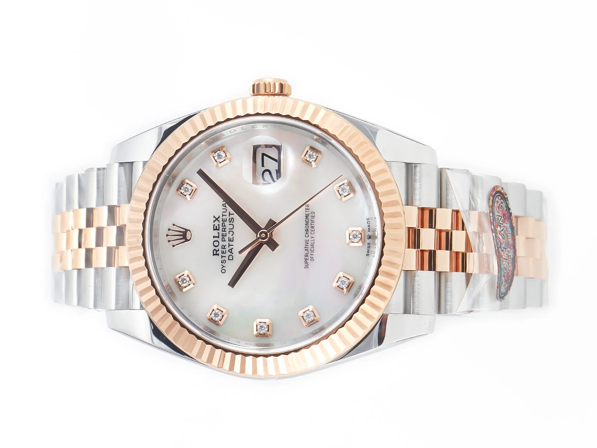 Datejust 126331 41mm 904L SS/RG Clean 1:1 Best Edition MOP Diamond Dial on Jubilee Bracelet VR3235