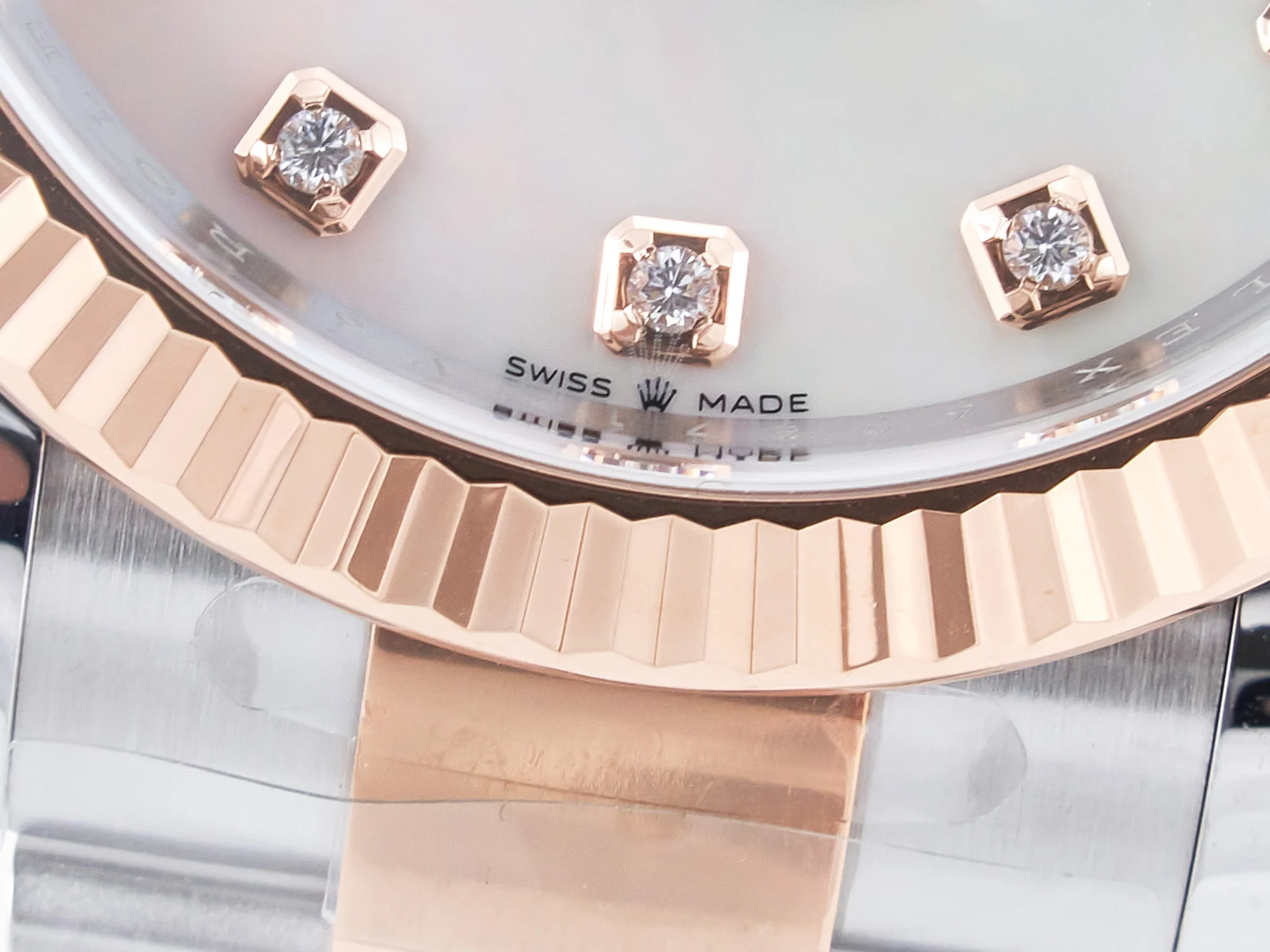 Datejust 126331 41mm 904L SS/RG Clean 1:1 Best Edition MOP Diamond Dial on Oyster Bracelet VR3235