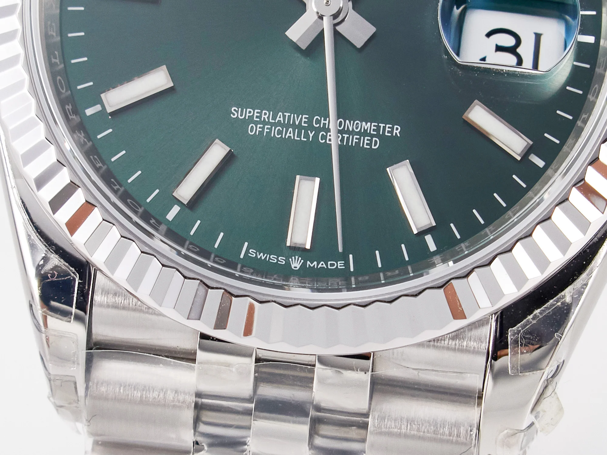 DateJust 36 126200 904L SS VSF 1:1 Best Edition Green Dial on Jubilee Bracelet VS3235