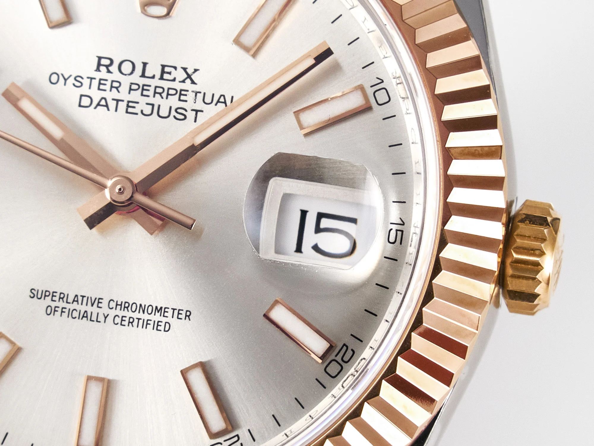 DateJust 41 126331 ARF 1:1 Best Edition 904L Steel Silver Dial on SS/RG Oyster Bracelet SH3235(Gain Weight)