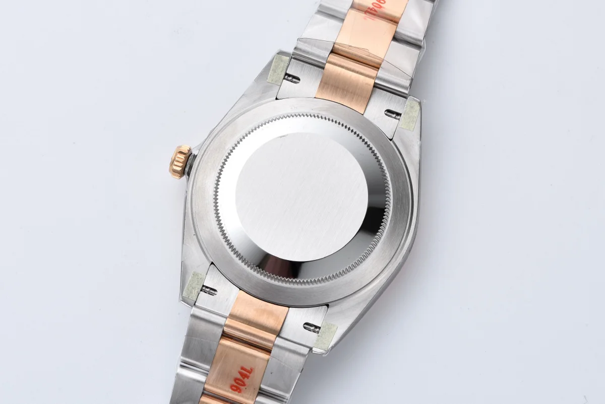 Datejust 41 126331 Pink Sundust Dial Stick Markers in Everose/Steel on Oyster Bracelet