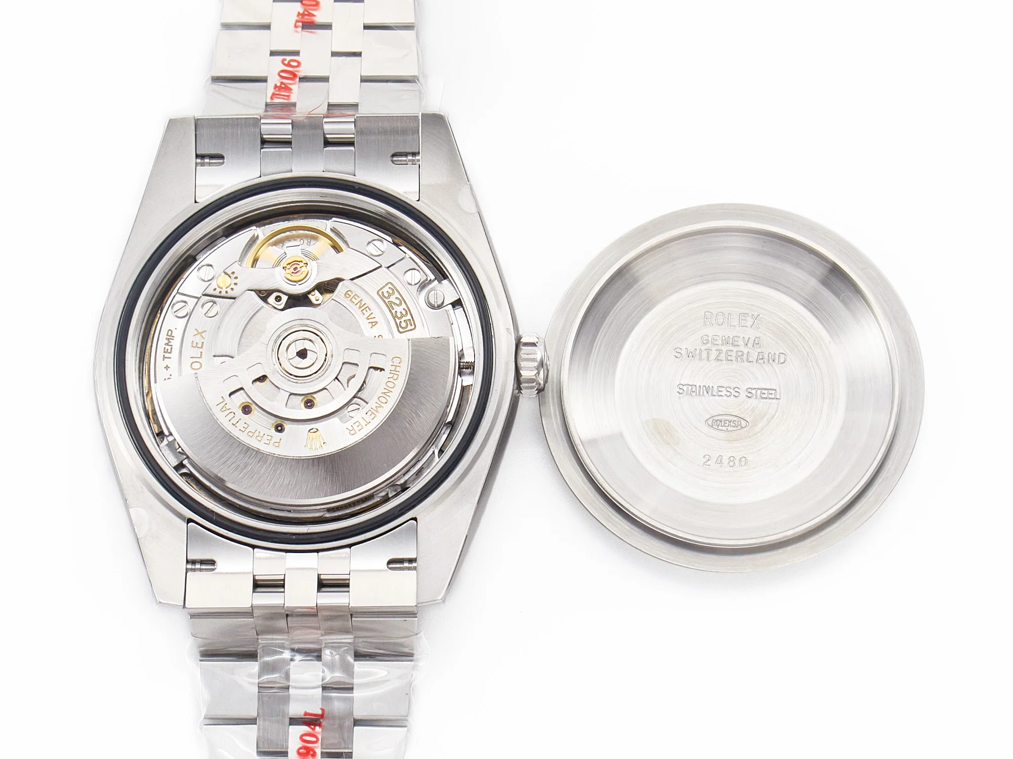 DateJust 41 126334 904L SS Clean Best Edition Gray Rhodium Dial on Jubilee Bracelet S3235
