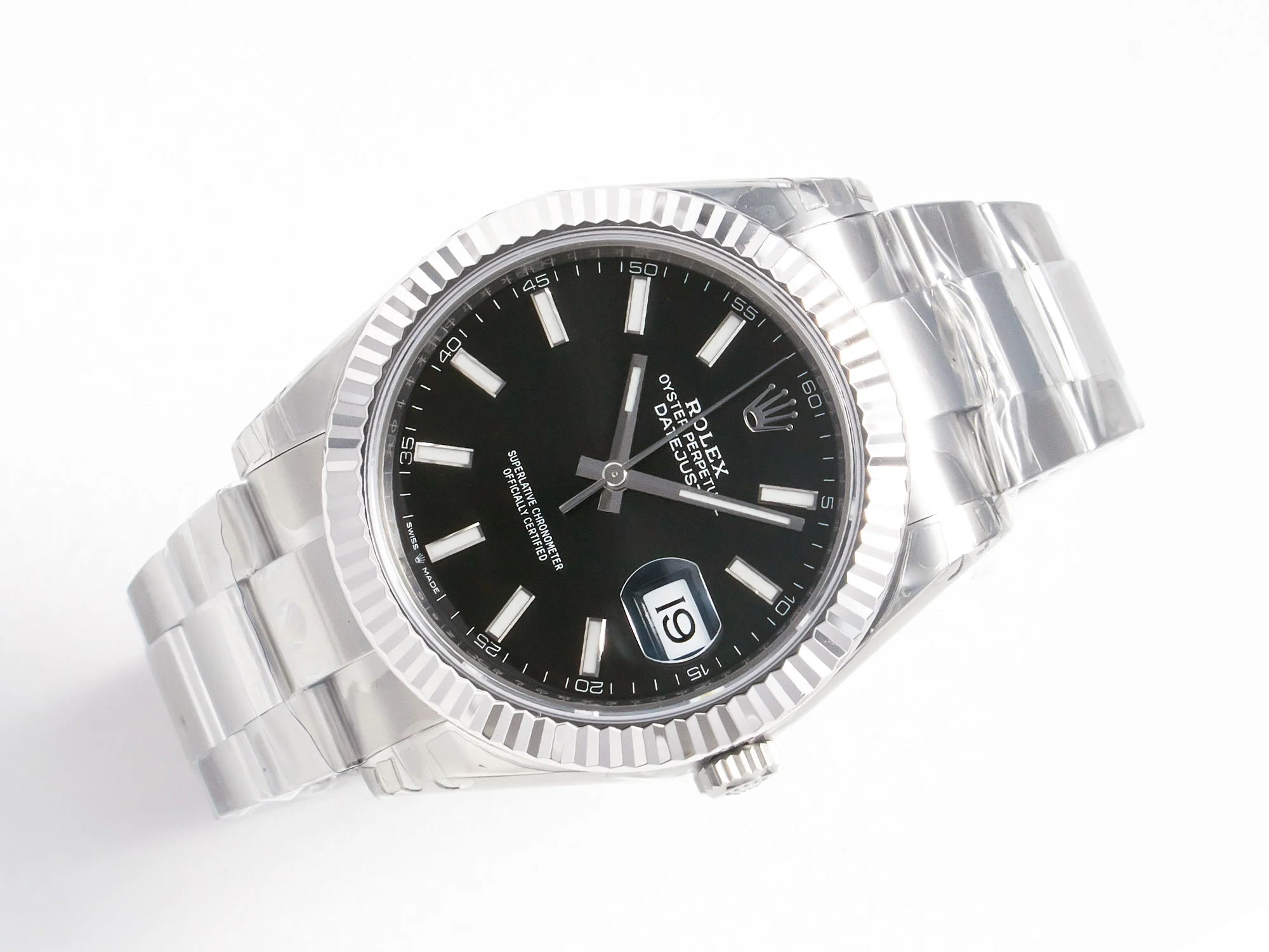 DateJust 41 126334 904L SS VSF 1:1 Best Edition Black Dial on Oyster Bracelet VS3235 V2 (133g)
