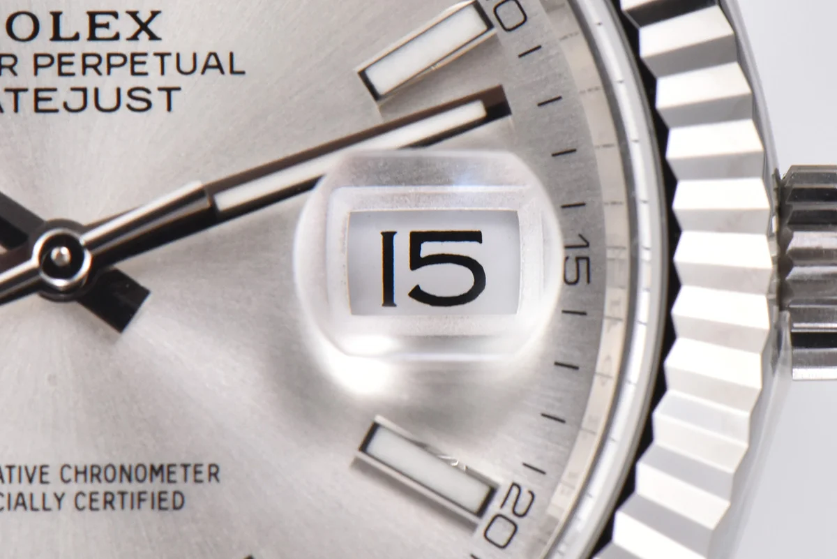 Datejust 41 126334 Silver Dial Stick Markers on Jubilee Bracelet