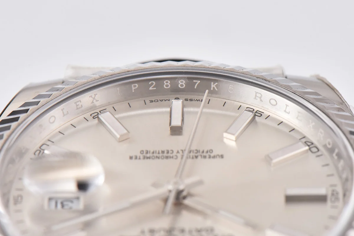 Datejust 41 126334 Silver Dial Stick Markers on Oyster Bracelet