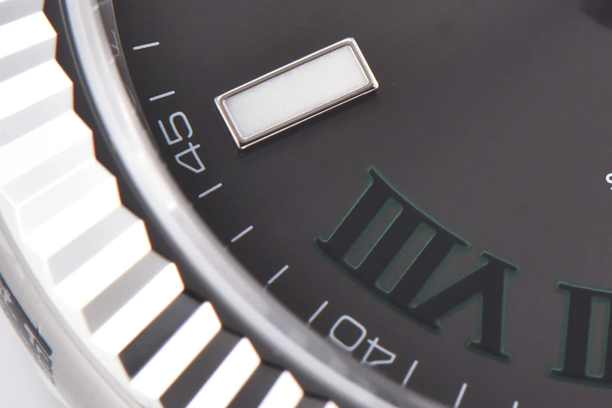 Datejust 41 126334 Slate Dial Stick Markers on Oyster Bracelet