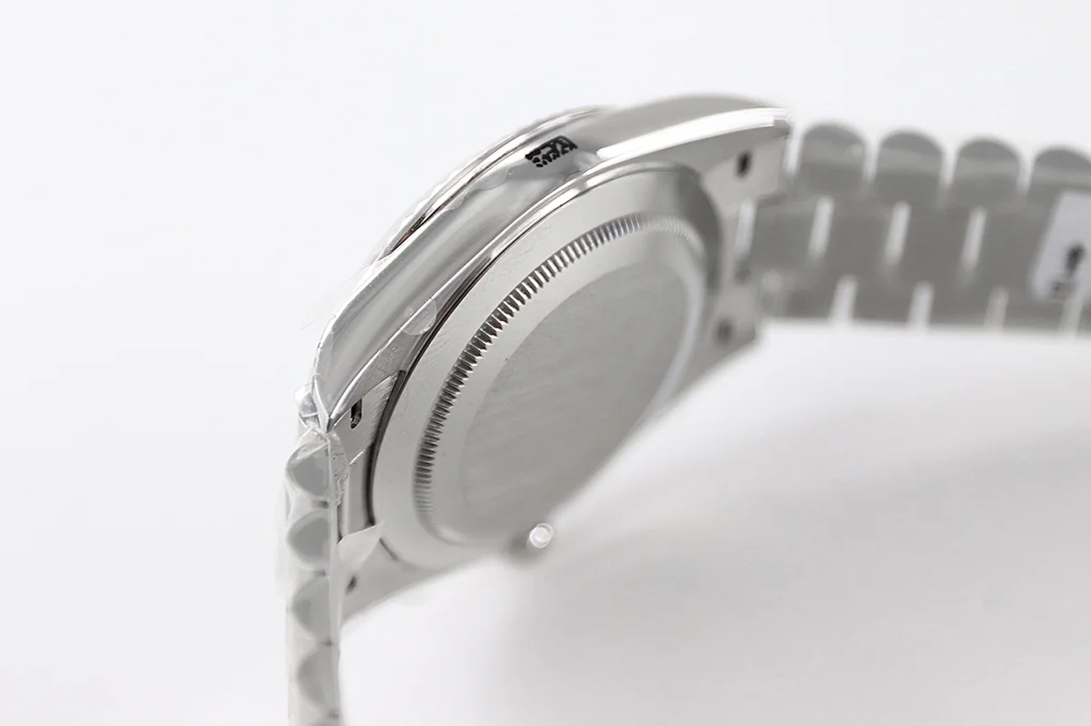 Day-Date 40 228236 Blue Dial with Diamond Markers in Platinum