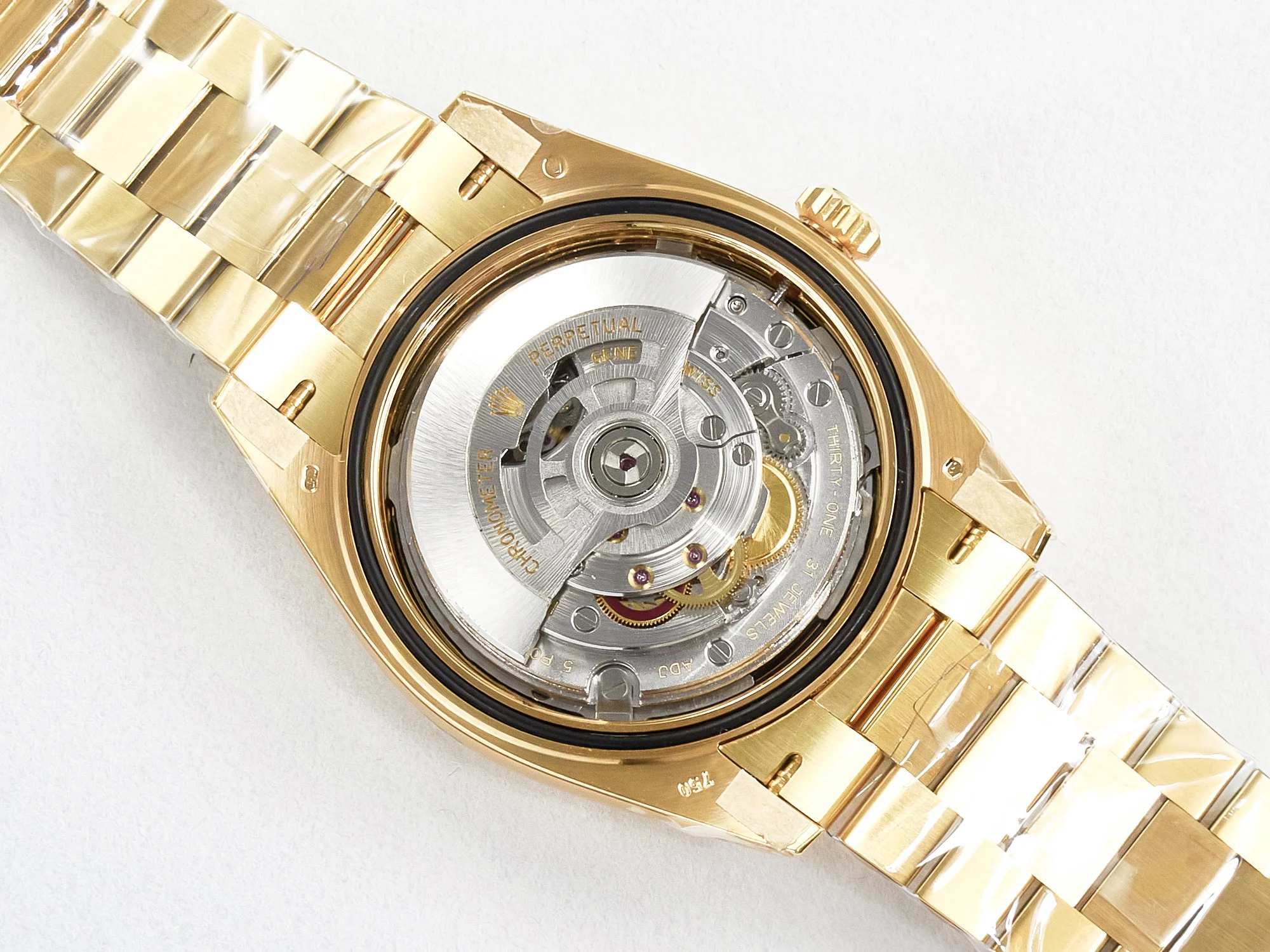 Day Date 40 YG 228238 ARF 1:1 Best Edition Green Roman Dial on President Bracelet VR3255