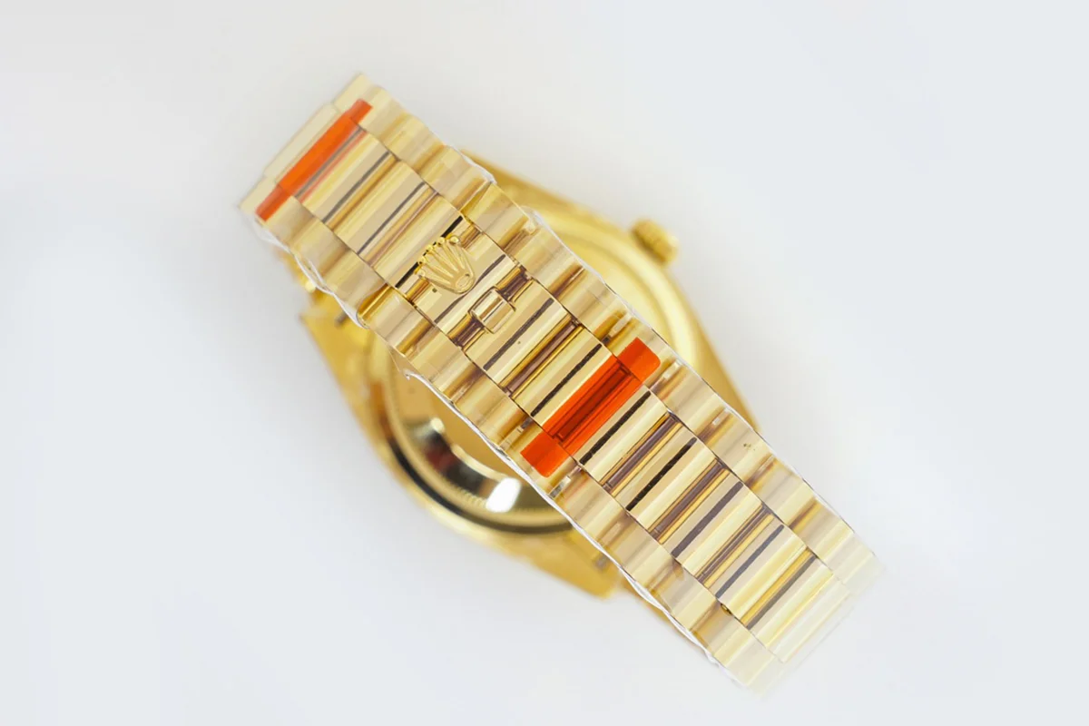 Daydate 36 128238 Champagne Dial in Yellow Gold