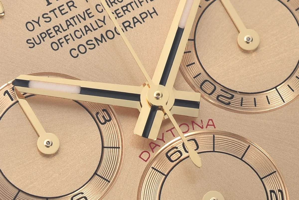Daytona 116508 Champagne Dial in Yellow Gold