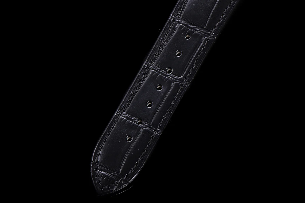 De Ville Co-Axial Chronometer 39.5mm Silver Dial in Steel on Leather Strap