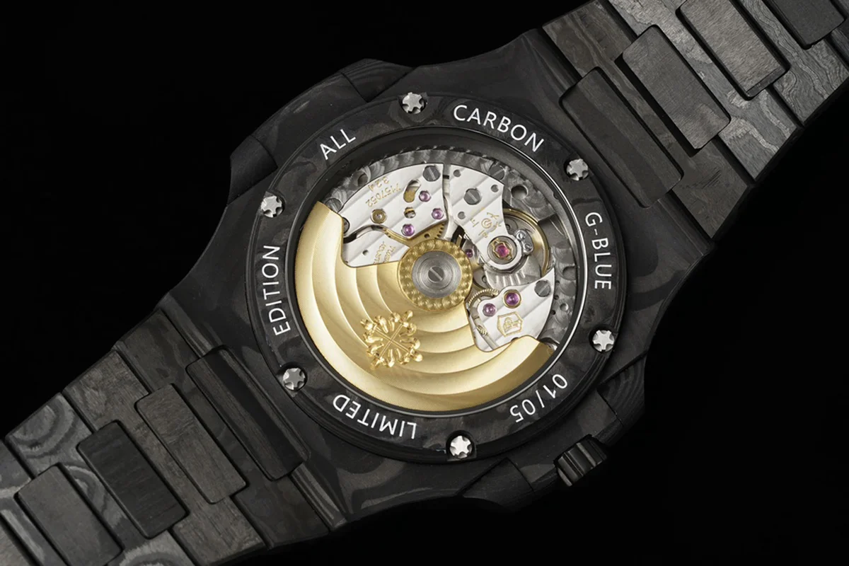 DiW Carbon Nautilus 5711/1A “G Blue Black Grail”