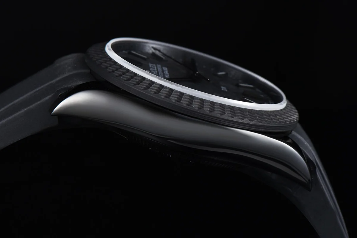 DIW Milgauss Carbon on Black Rubber Strap