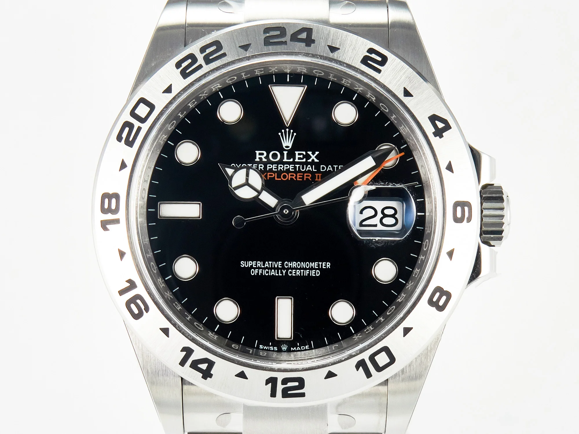Explorer II 42mm 226570 904L SS Clean 1:1 Best Edition Black Dial on Bracelet DD3285 CHS
