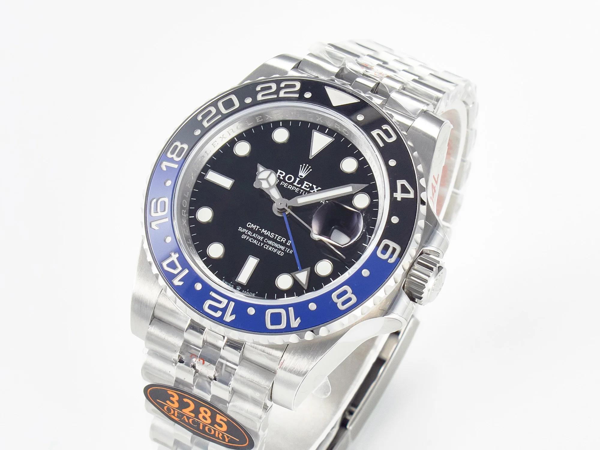 GMT-Master II 126710 BLNR Blue/Black Ceramic QF 1:1 Best Edition on Jubilee Bracelet VR3285 CHS