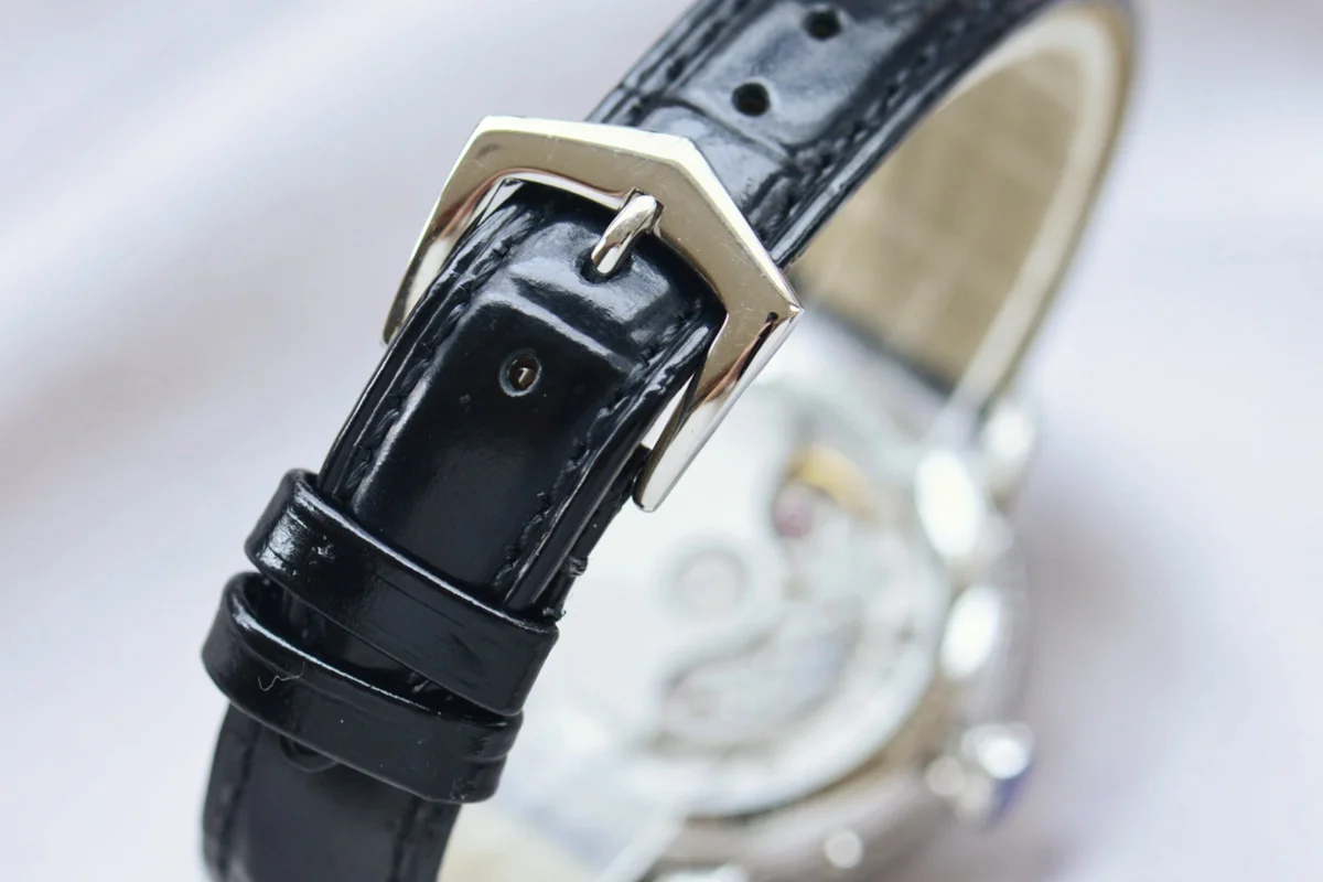 Grand Complications Ladies First Perpetual Calendar with Diamond Bezel in White Gold on Leather Strap
