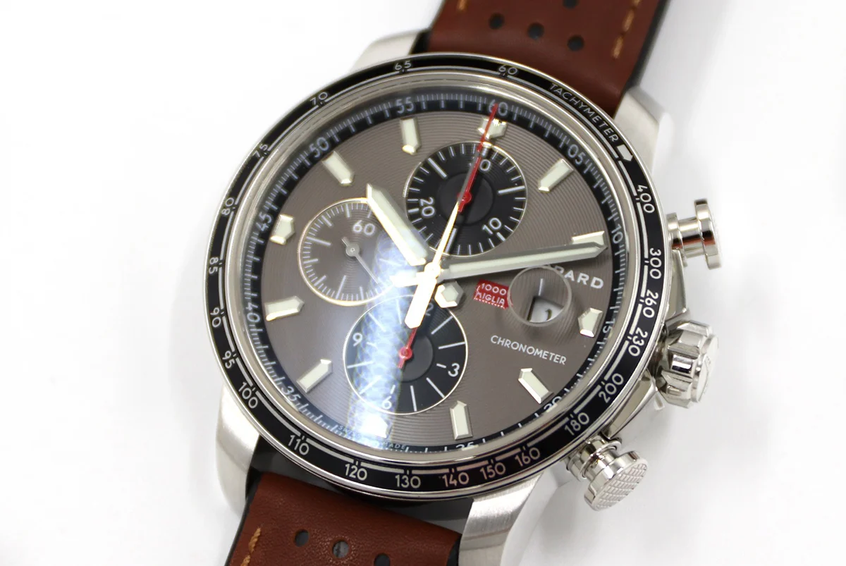 Mille Miglia GTS Chrono Grey Dial in Steel