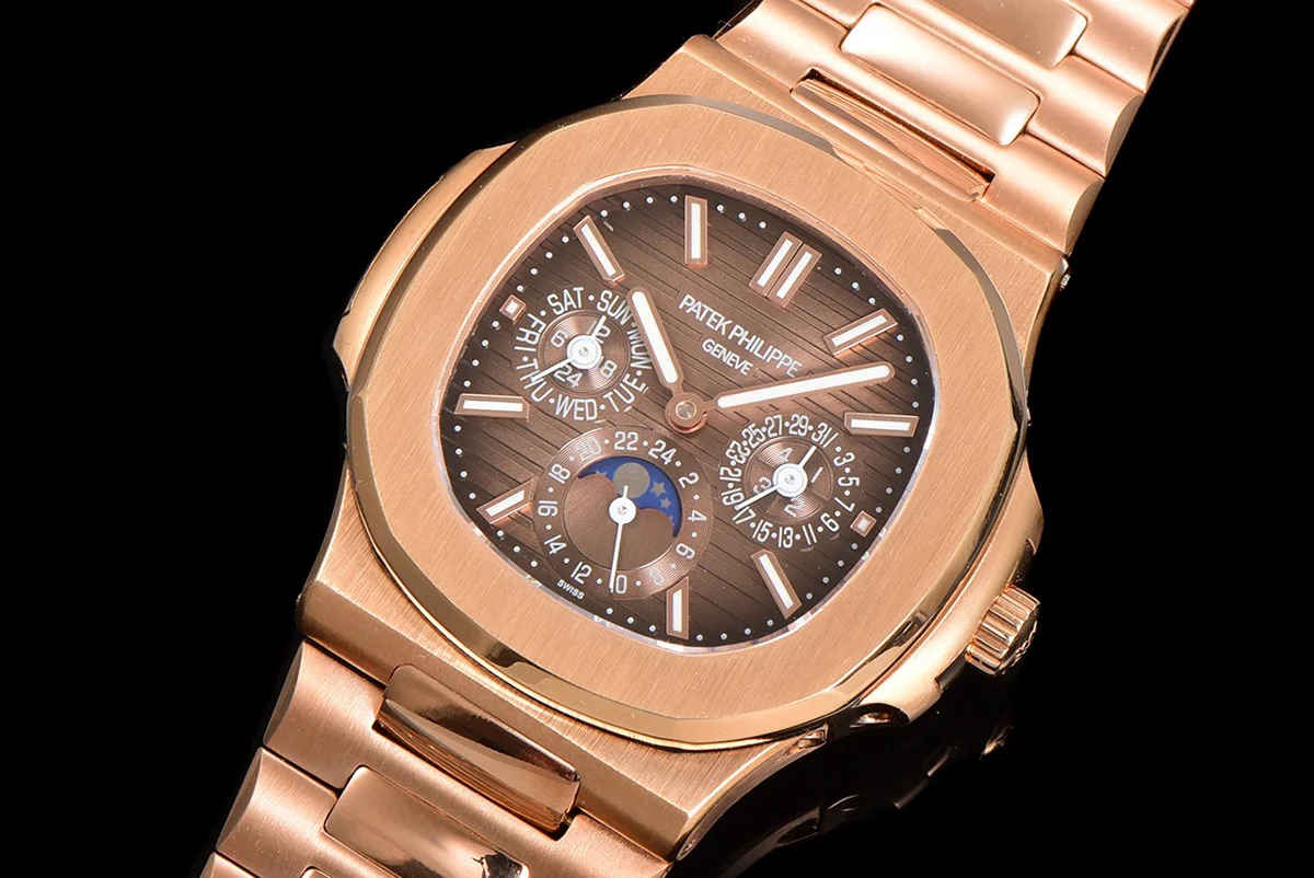 Nautilus 5740 Brown Dial in Rose Gold
