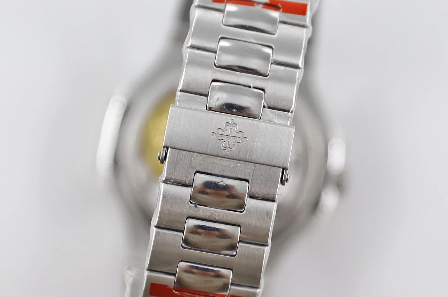Nautilus 5740 Grey Dial with Diamond Bezel in Steel