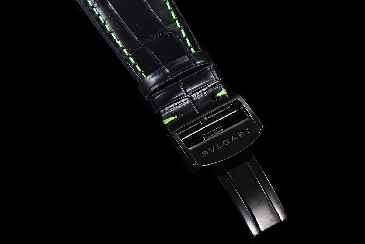 Octo Roma Watch with Green Markers