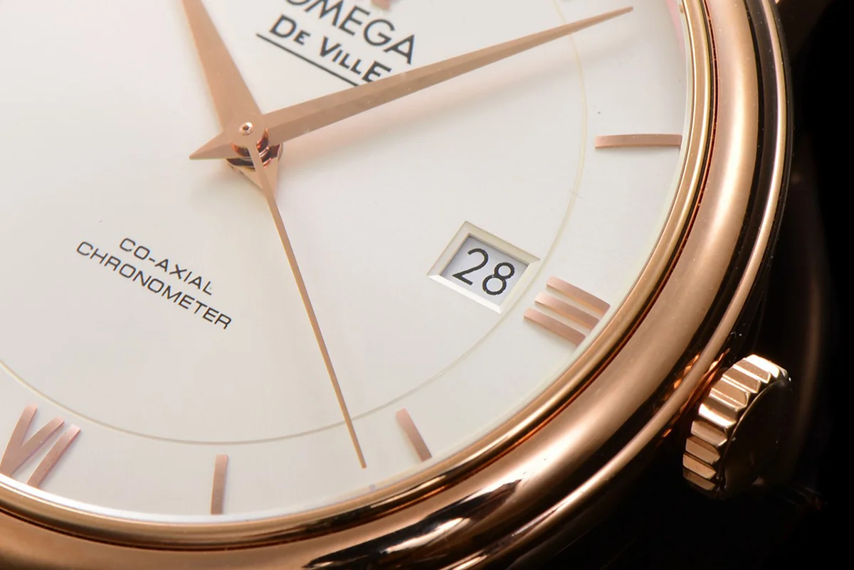 Omega De Ville Prestige Co‑Axial Master Chronometer 40mm White Dial in Rose Gold