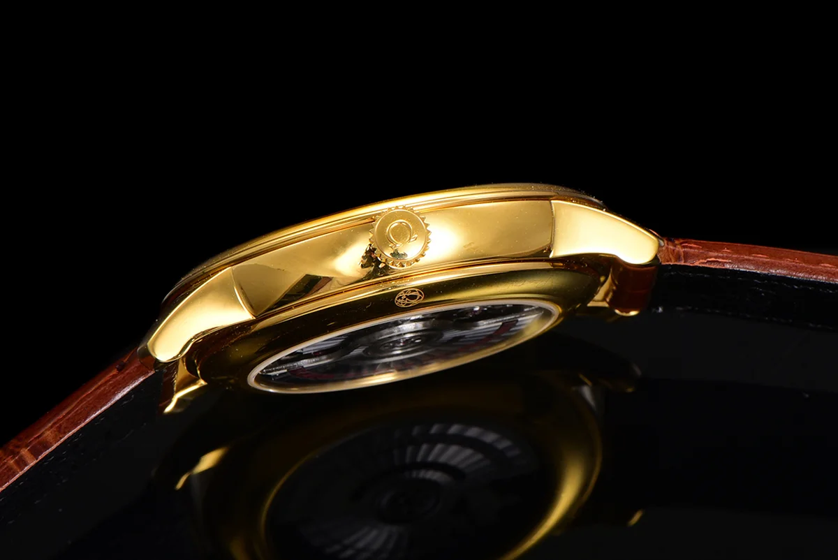 Omega De Ville Prestige Co‑Axial Master Chronometer 40mm White Dial in Yellow Gold