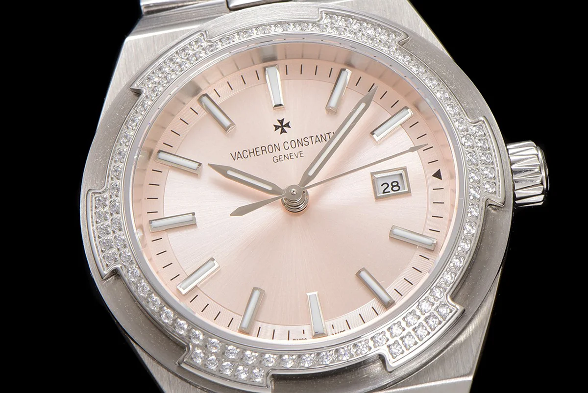 Overseas Pink Dial Ref. 4205 35mm in Steel