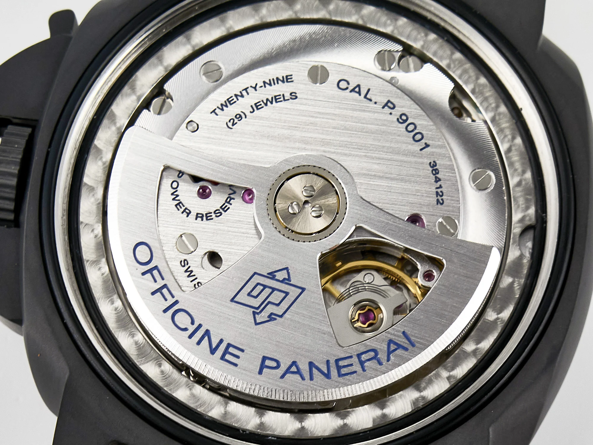 PAM441 Luminor Due VSF Best Edition Black Dial Black Carbon Bezel on Brown Asso Strap AXXXIV