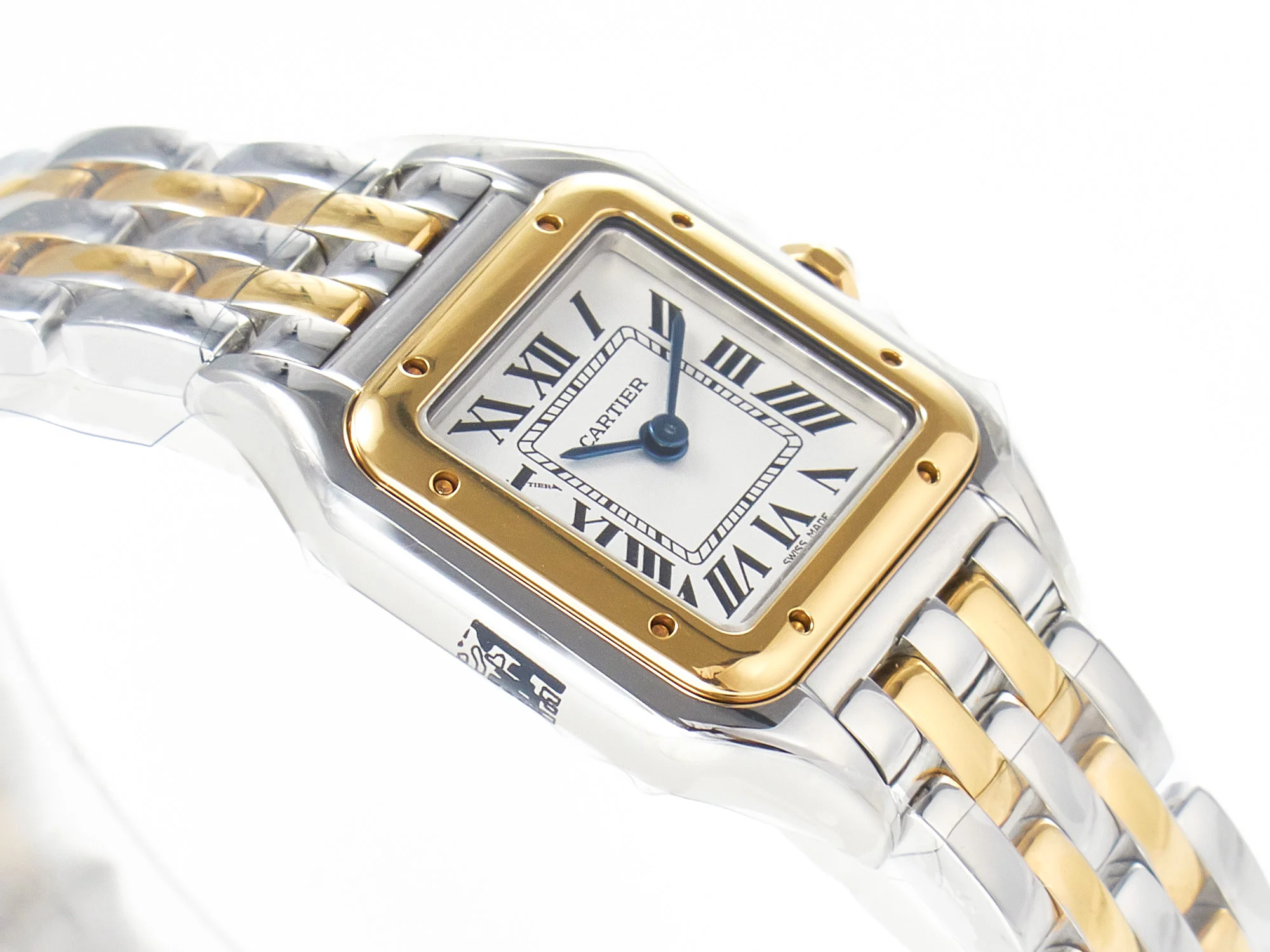 Panthère Secrete Ladies 22mm SS/YG 8848F 1:1 Best Edition White Dial on SS/YG Bracelet Ronda Quartz