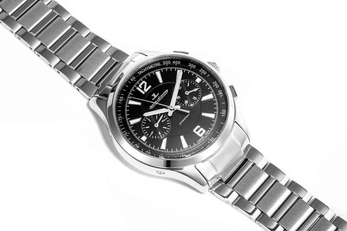 Polaris Chronograph Black Dial on Bracelet