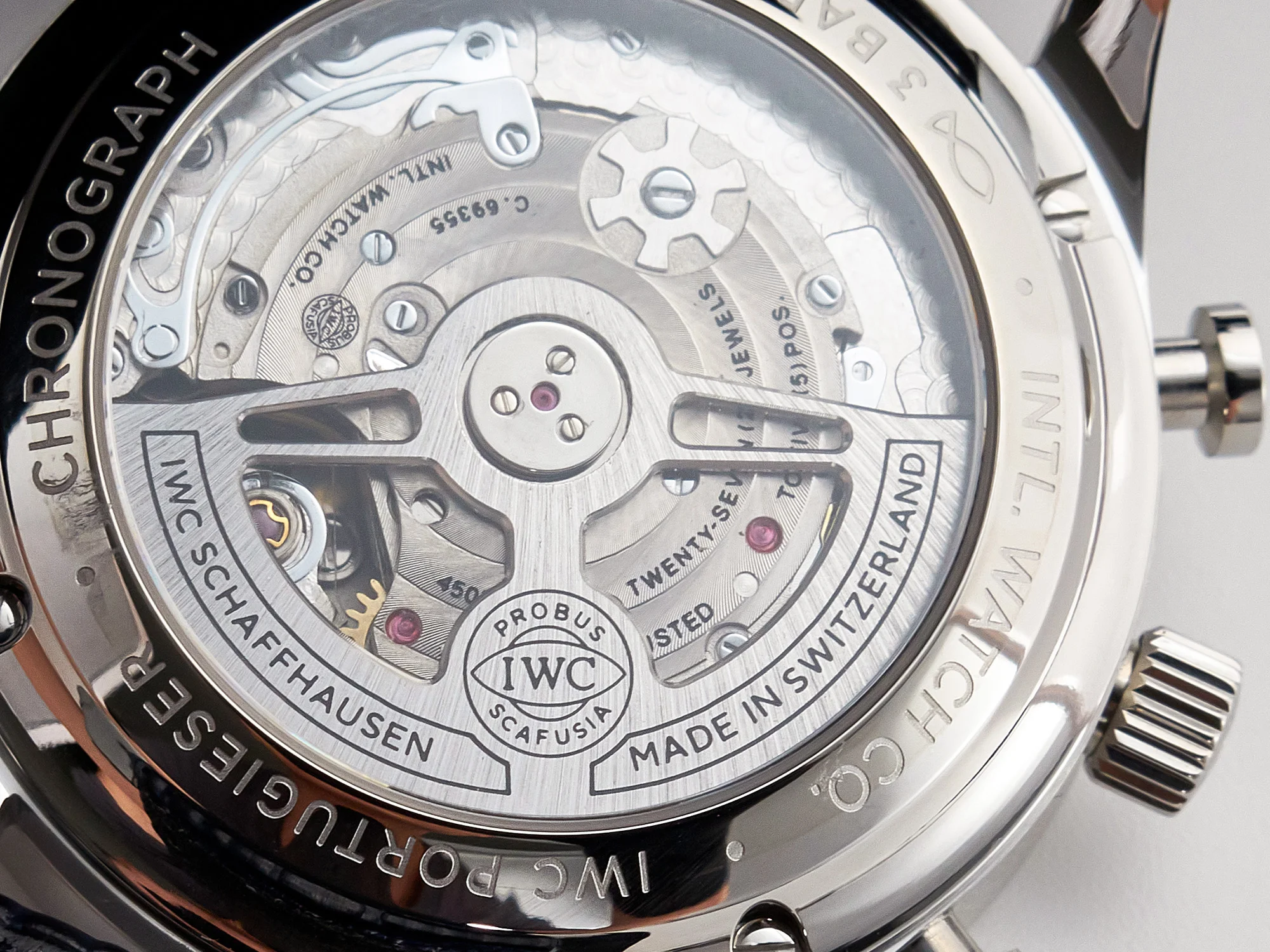 Portuguese Chrono IW371605 ZF 1:1 Best Edition White Dial on Blue Leather Strap A69355