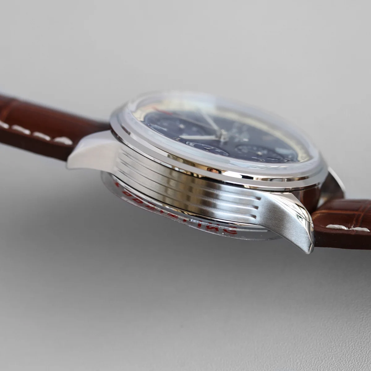 Premier B01 Chronograph 42 Blue Dial on Leather Strap Ref. A13315351C1X2