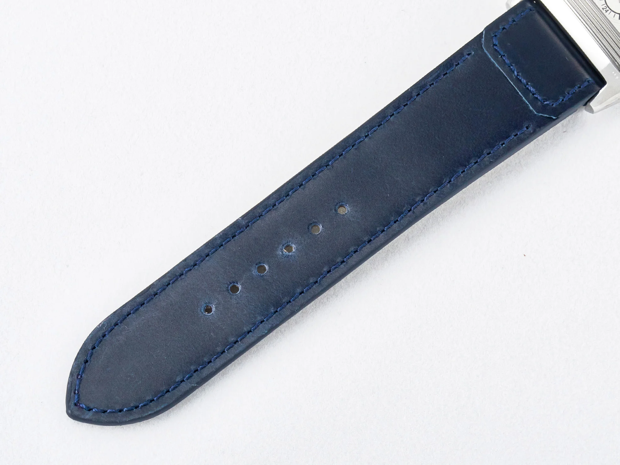 Reverso Tribute Duoface Small Seconds SS MGF Best Edition Blue Dial on Blue Leather Strap A854A