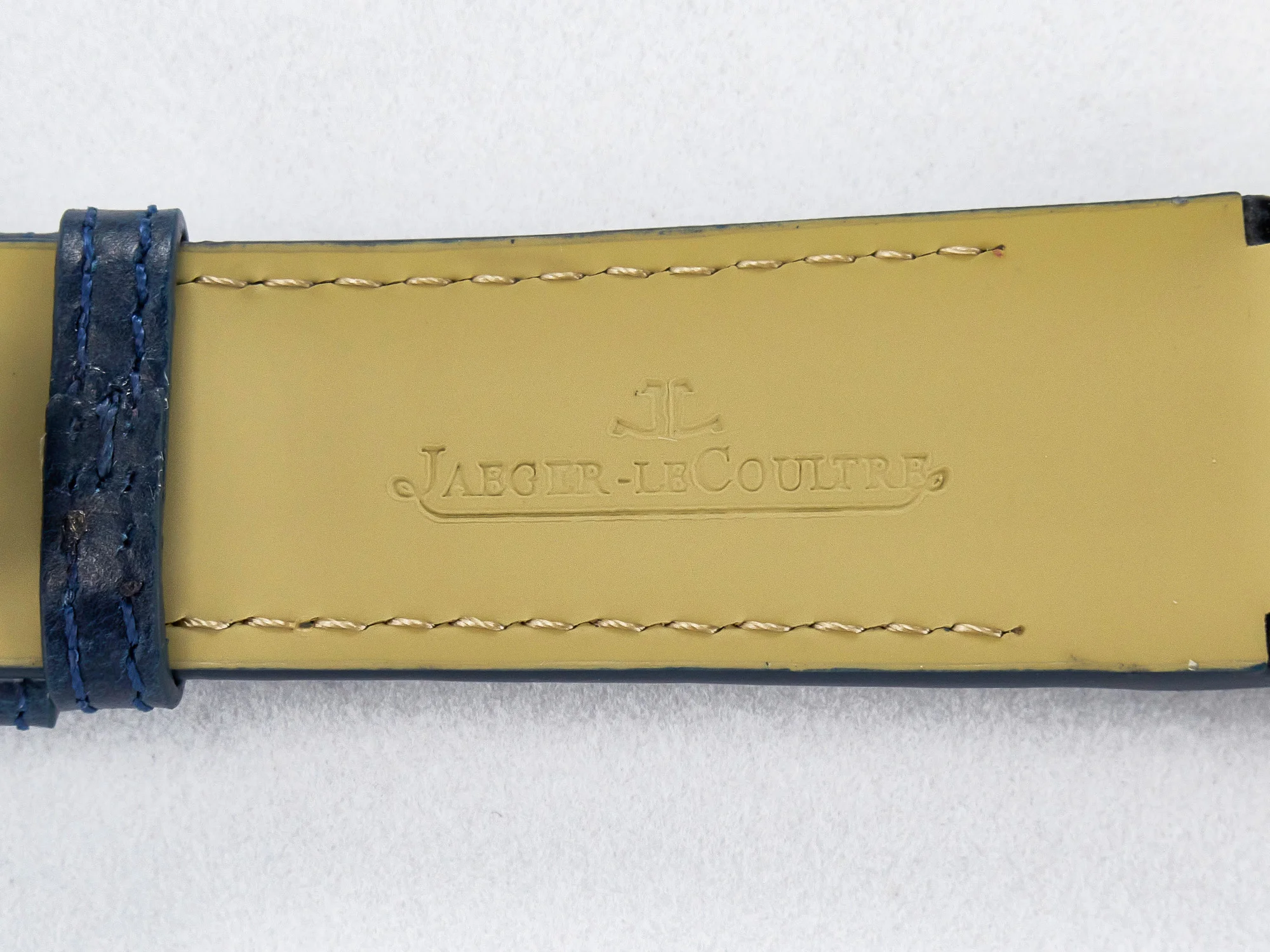 Reverso Tribute Duoface Small Seconds SS MGF Best Edition Blue Dial on Blue Leather Strap A854A