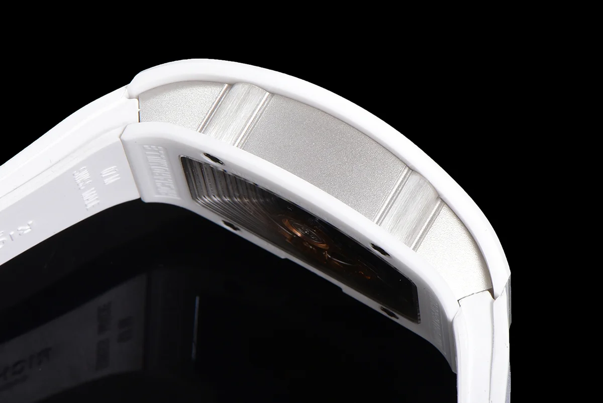 RM 007 Automatic Ladies White Ceramic Blue
