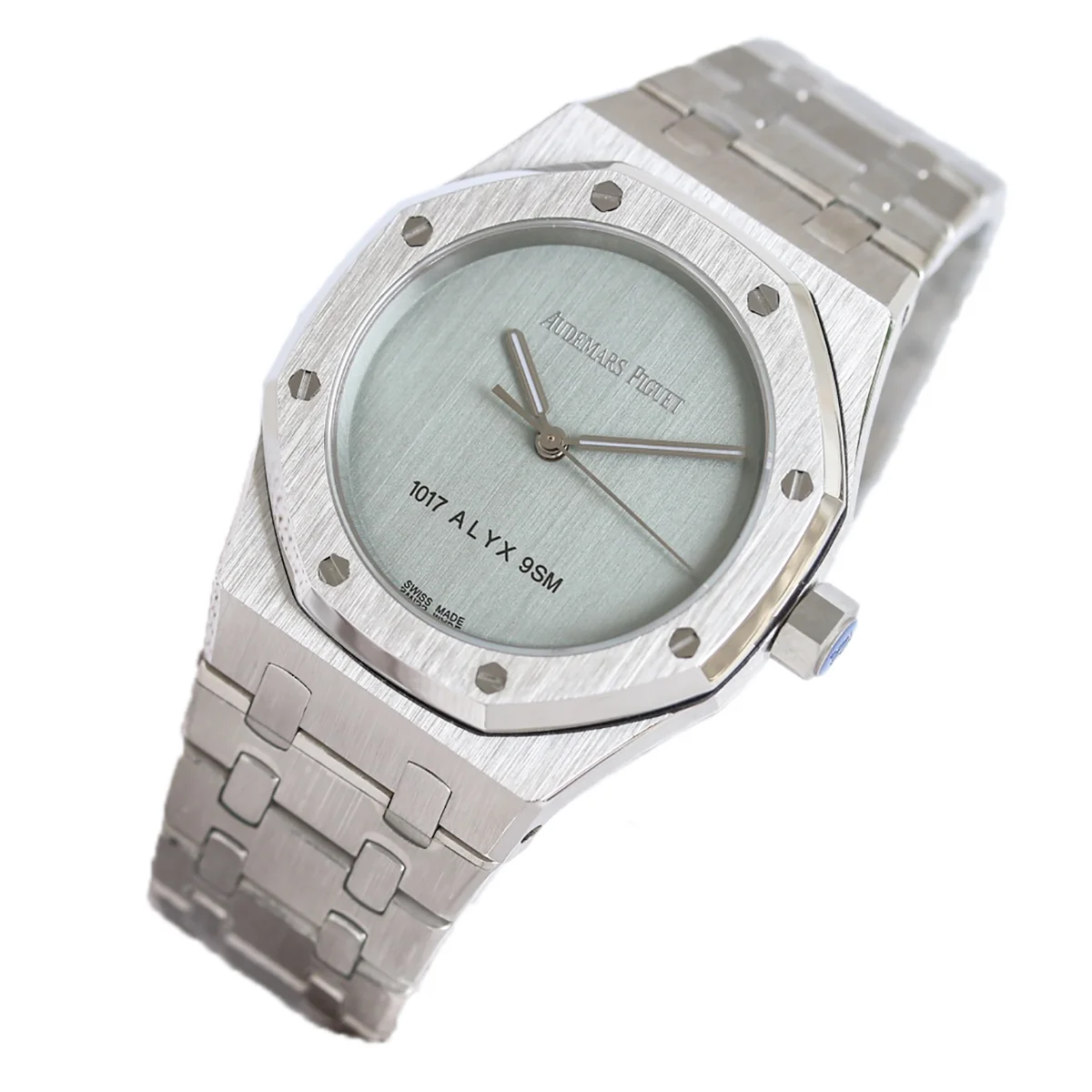 Royal Oak 15550 Silver Dial 1017 ALYX 9SM in White Gold