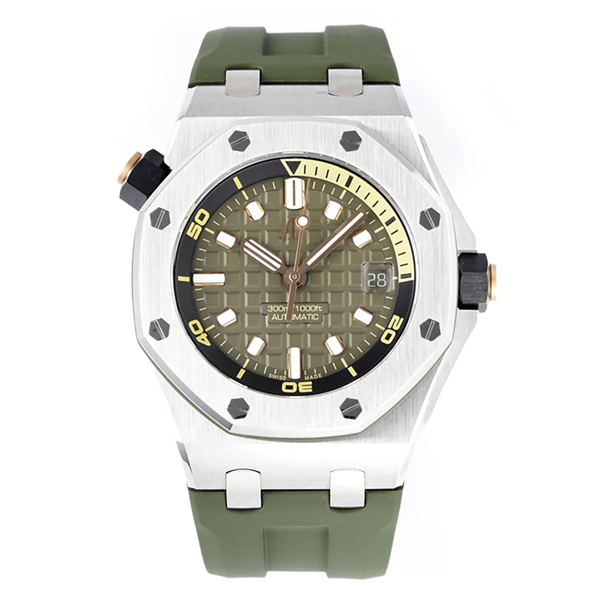 Royal Oak Offshore Diver Steel Khaki Dial Ref. 15720ST.OO.A052CA.01