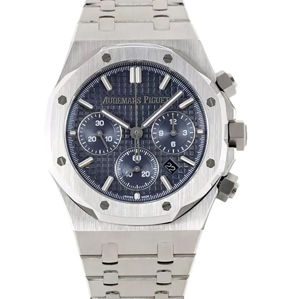 Royal Oak Self-Winding Chronograph Blue Dial in Steel