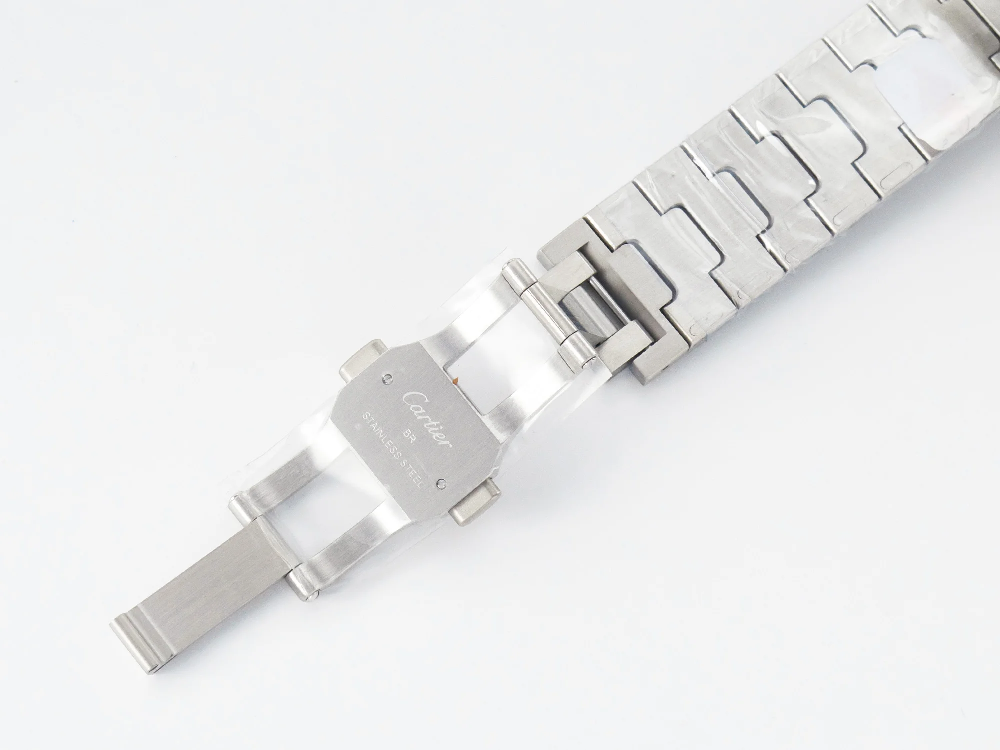Santos de Cartier 40mm SS BVF 1:1 Best Edition White Dial on SS Bracelet MIYOTA 9015