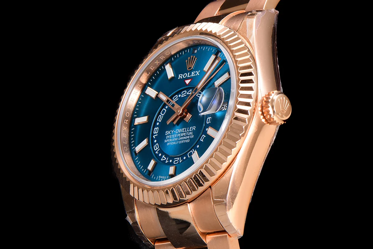 Sky-Dweller 336935 Blue-Green Dial in Everose Gold